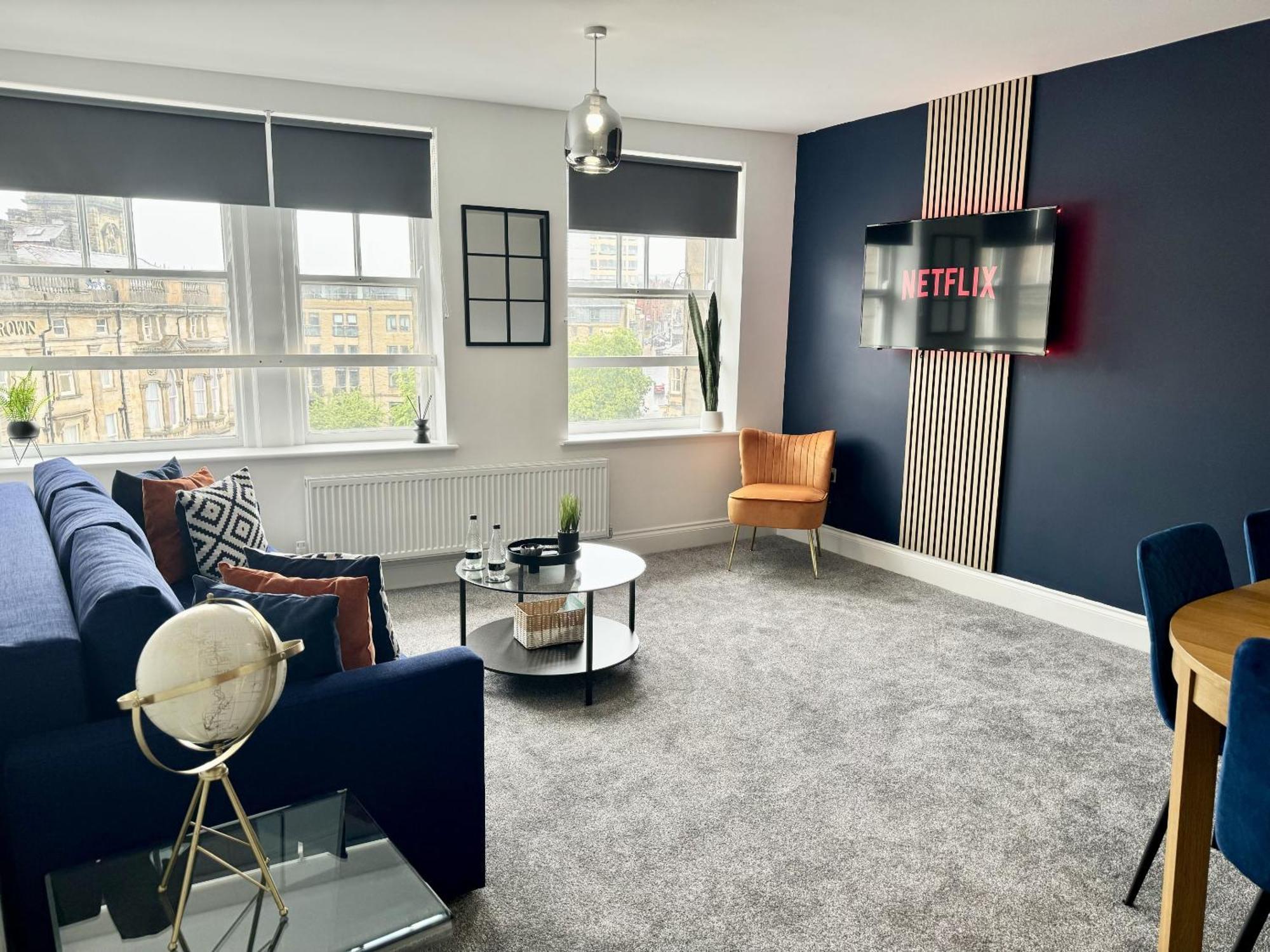 The Crown View - Luxury Apartment - Free Parking Nearby Harrogate Luaran gambar